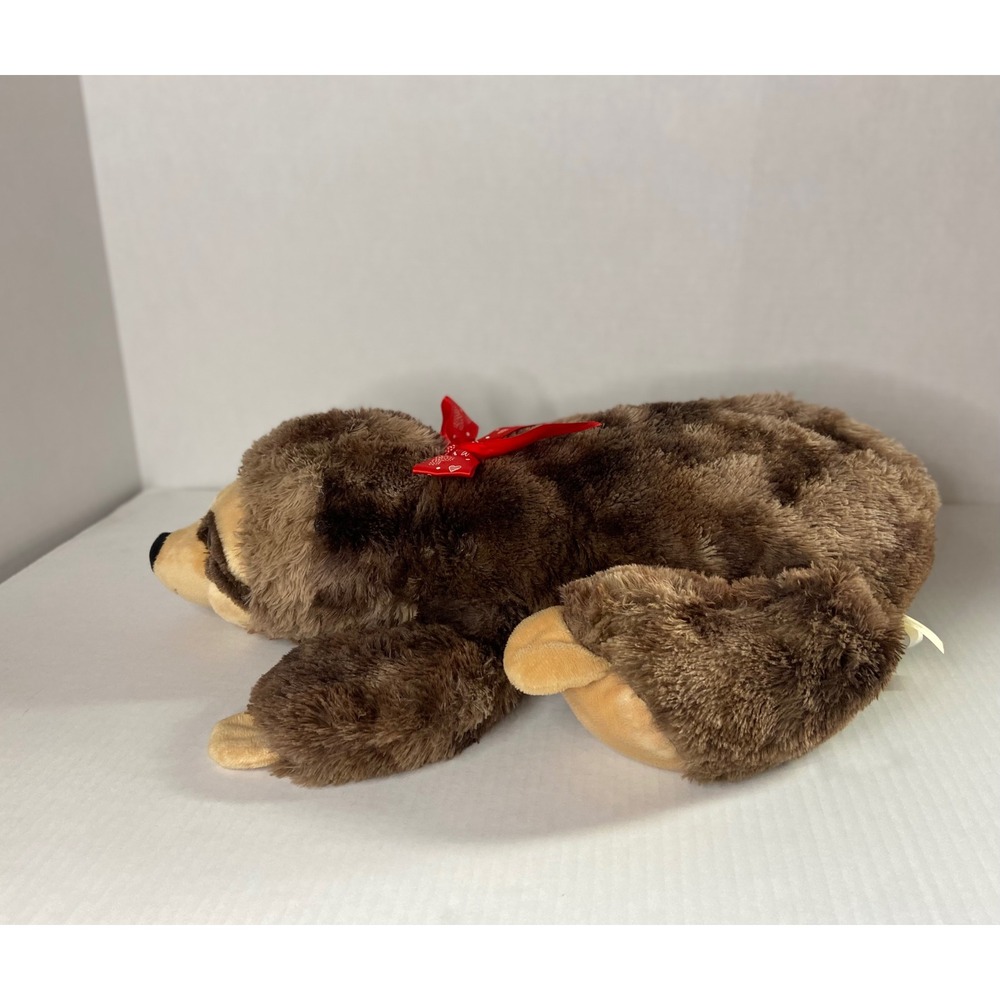 Plush Sloth‎ Stuffed Animal Toy Red Bow - Picture 12 of 13